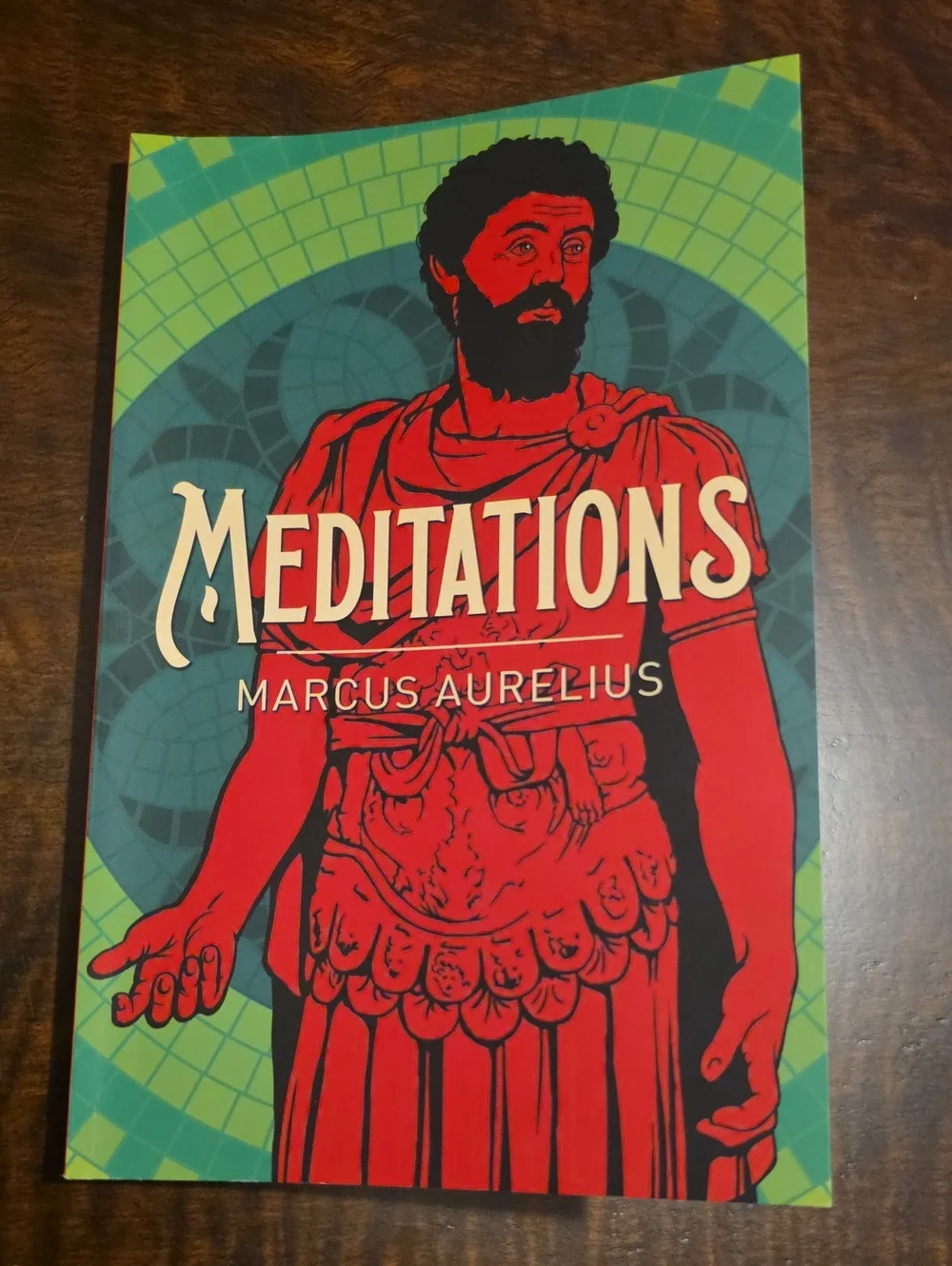 Marcus Aurelius Meditations Paperback - Red & Green Cover